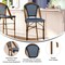 Flash Furniture NavyWhite PE Rattan Stacking Paris Stools, 2PK 2-SDA-AD642001-BS-NVYWH-NAT-GG - alternate 7